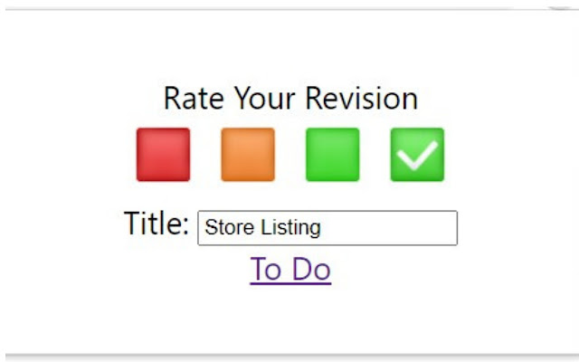 Revision Helper chrome extension