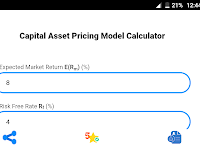 Capital Asset Pricing Model Capm Calculator