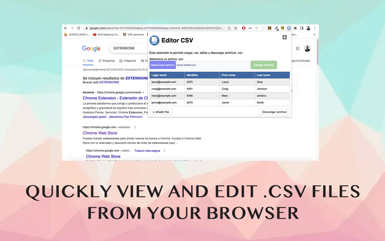 CSV Editor Preview image 1