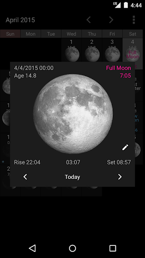 Screenshot Simple Moon Phase Widget