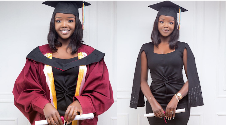 'Newest graduand in town,' Ivy Chelimo graduates