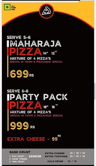 Pizzaholic menu 8