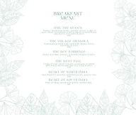 The Village Green Cafe menu 2