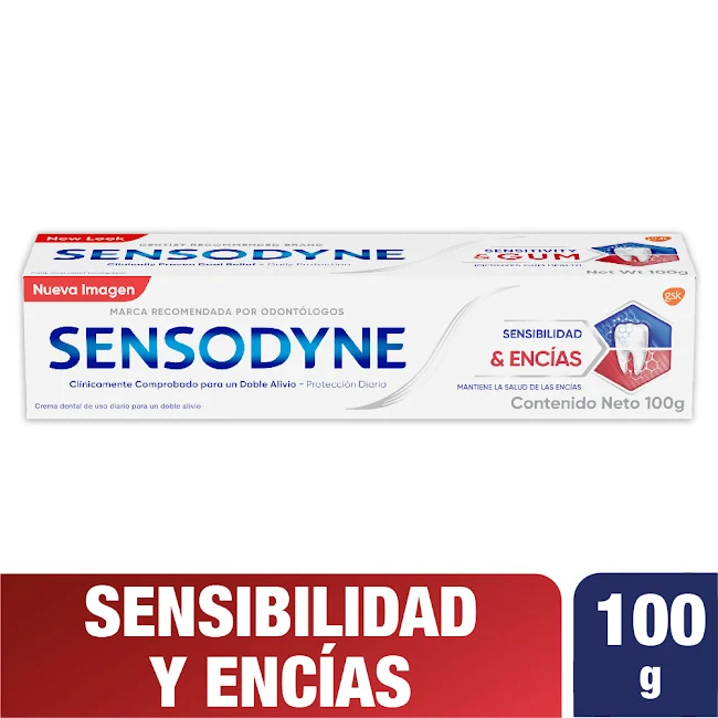 Crema Dental Sensodyne Sensibilidad & Encías x 100 gr
