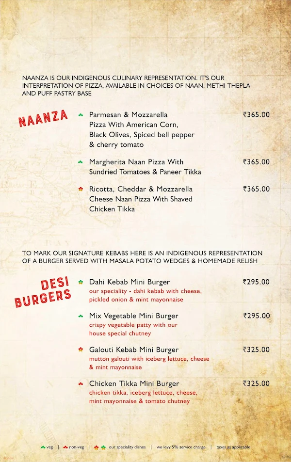 Punjabi By Nature 2.0 menu 