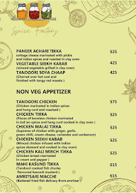 Spice Factory menu 2