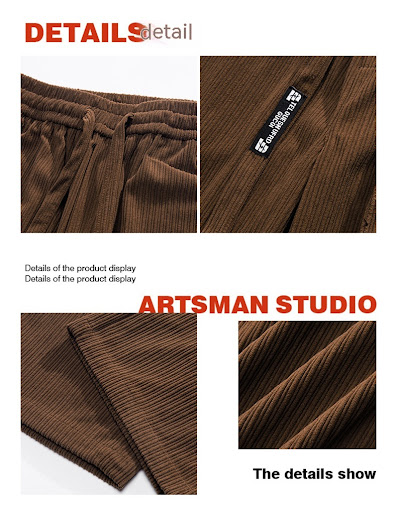 Title 11, American Corduroy Casual Pants Stylish Comfort ...