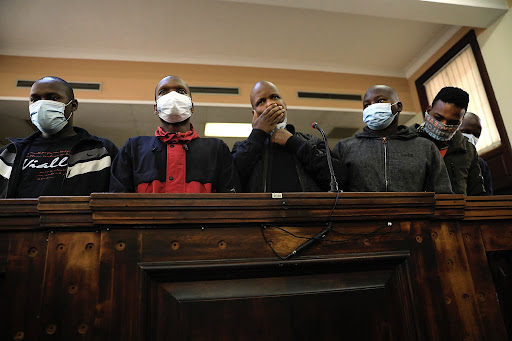 Six men accused of the murder of Gauteng health department official, Babita Deokaran, appeared in the Johannesburg magistrate's court on Friday.