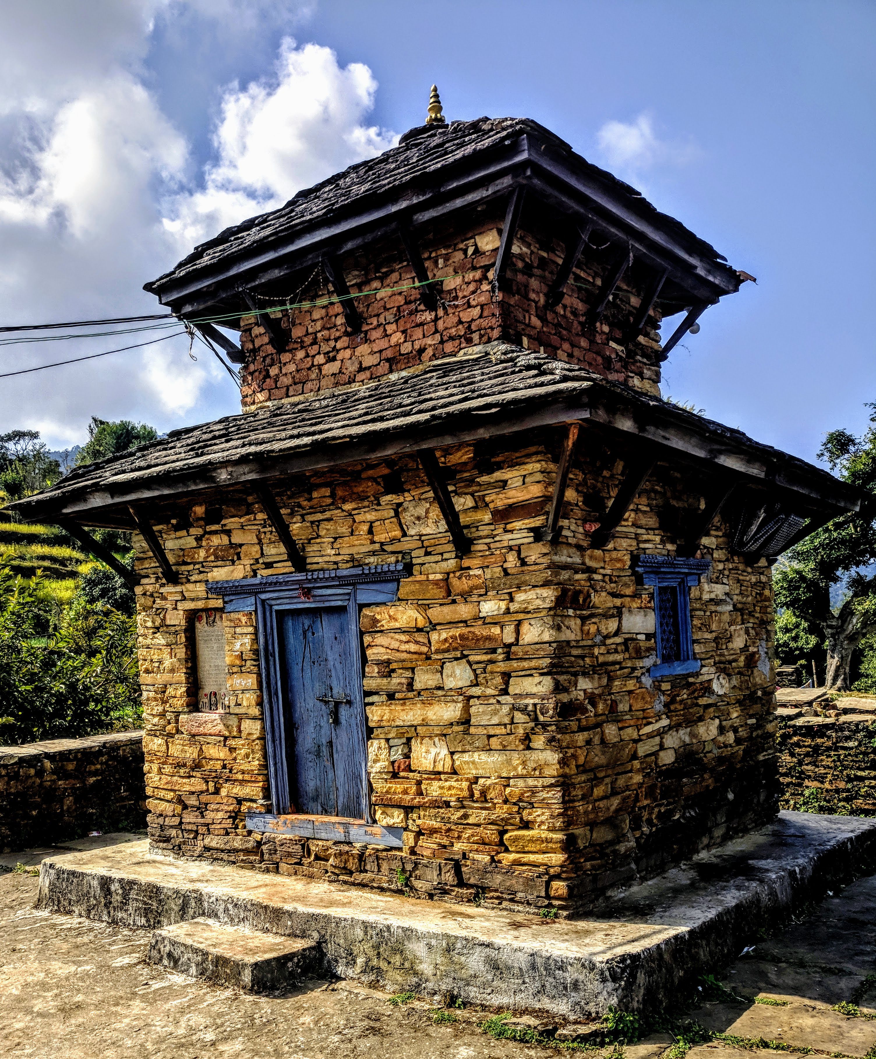 A temple in the village besides Lamjung durbar