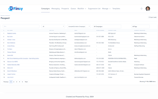 Finzy - LinkedIn Automation Tool screenshot 3