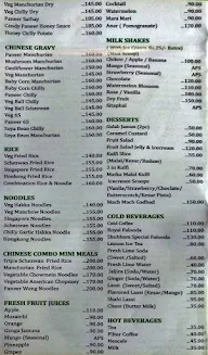 Shubham Greens menu 1