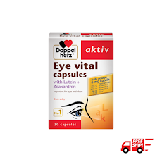 [TPCN Nhập Khẩu CHLB Đức] Viên uống tăng cường thị lực, chống mỏi mắt Doppelherz Aktiv Eye Vital Capsules (Hộp 30 viên)