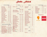 Shahi Khana Multicuisine Kitchen menu 1