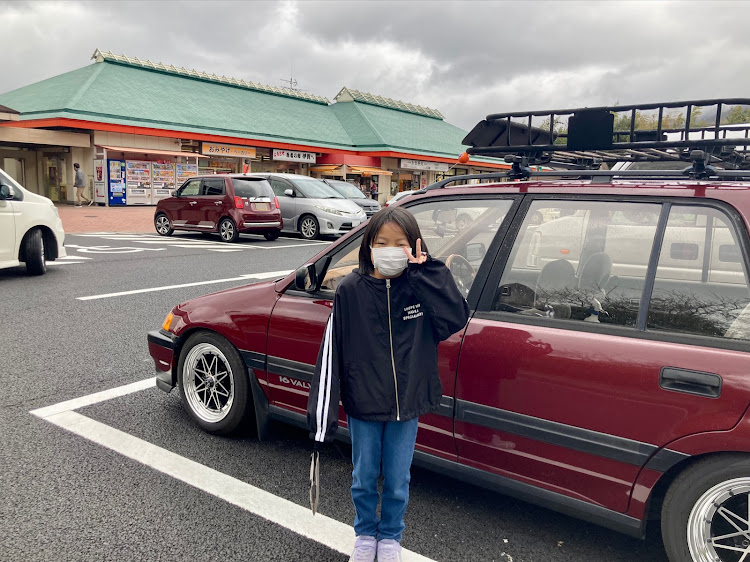 シビックシャトルのUSDM・留守番ドライブ・名阪上野ドライブイン伊賀牛ステーキ重食べれず…・サンガリア・国登録有形文化財　旧明村役場庁舎に関するカスタム事例の投稿画像6枚目
