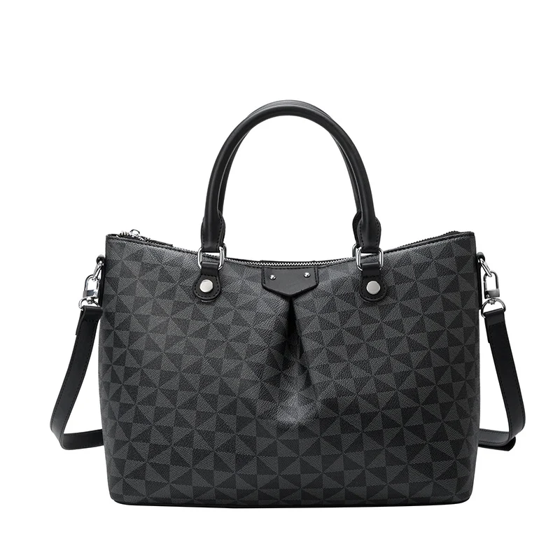 Title 2, Womens Retro Printed Large Capacity Handbag