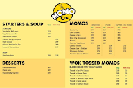 The Momo Co. menu 1