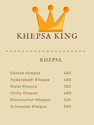 Khepsa King menu 1