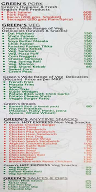 Green Chick Chop menu 2