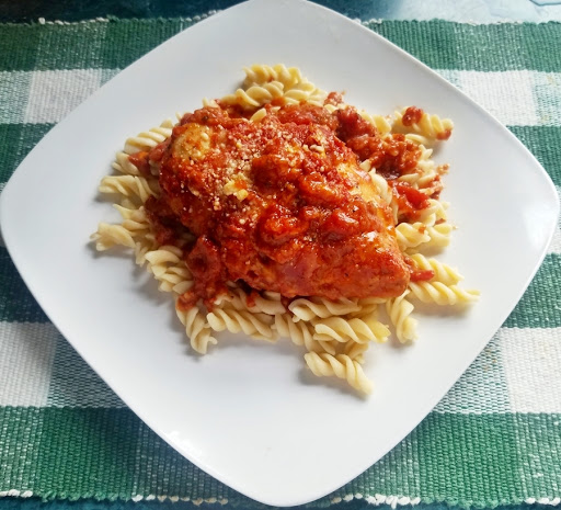 Easy Oven Baked Chicken Parmesan