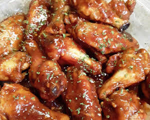 Air Fried Sticky Chicken Wings