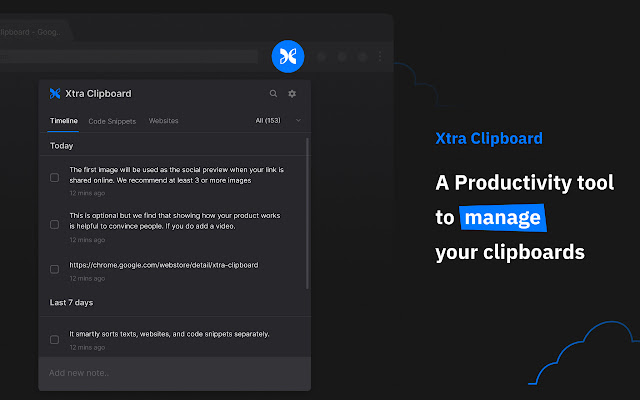 Xtra clipboard chrome extension