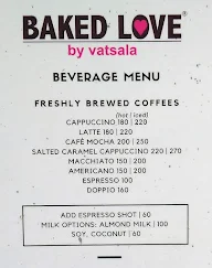 Baked Love by Vatsala menu 2