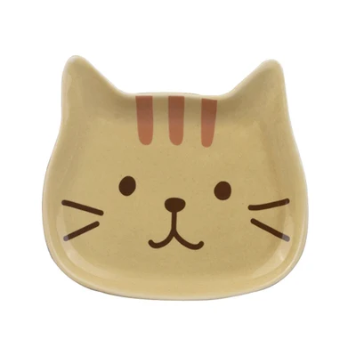 Japanse schattige kattengezicht keramische slakom, perfect voor salades, voegt kawaii-stijl toe aan uw tafel en maaltijden.