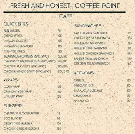 Coffee Point menu 1