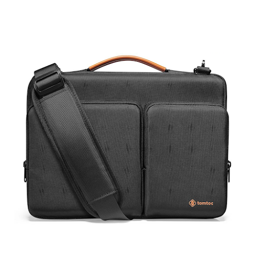 Túi đeo Tomtoc Ersatile 360* Shoulder Bags Macbook 13″14″, Ultrabook 13″ A42-C01D (Black)