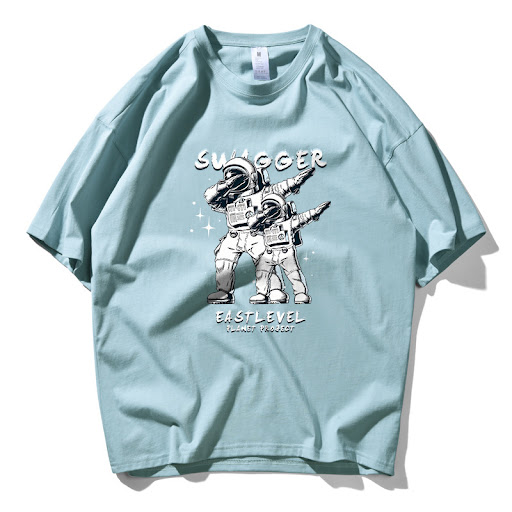 Title 7, Summer T-shirt Men And Women Pure Cotton Loose ...
