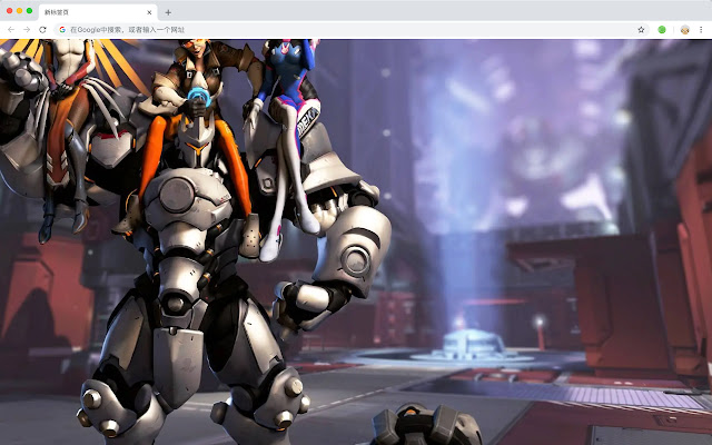 Overwatch new tab page HD game theme