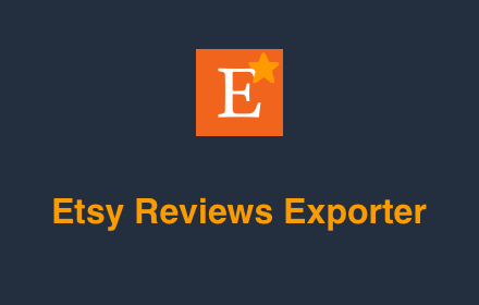 Etsy Reviews Exporter | Images Preview image 0