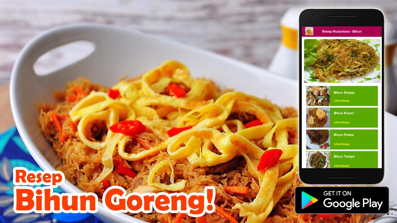 Resep Bihun Goreng Android App Appagg