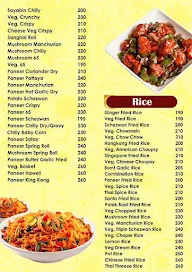 Balaji Chinese Studio menu 1