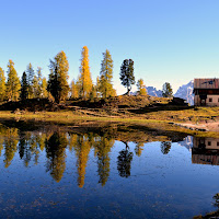 lago federa in ottobre di 