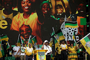 ANC president Cyril Ramaphosa speaks during the party manifesto  launch at Moses Mabhida stadium in Durban.