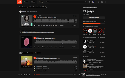 vOid skin for Soundcloud