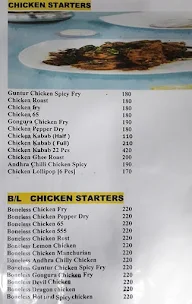 Annapoorna Andhra Restaurant menu 3