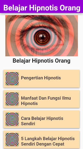 Belajar Hipnotis Orang