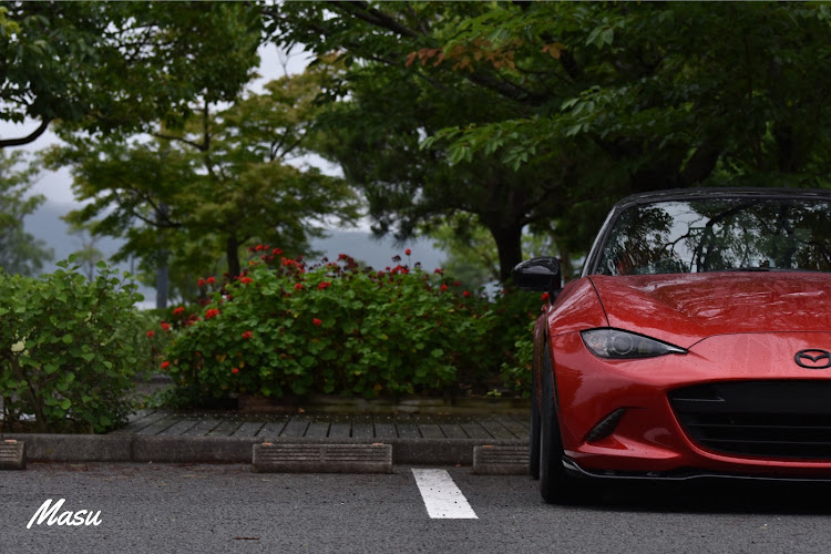 ロードスターのずぶ濡れの愛車・いつもイイねやコメントありがとうございます(*´▽`人)♡・梅雨に関するカスタム事例の投稿画像1枚目