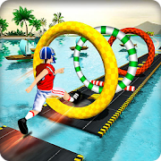 Water Run Stunt Mania  Icon