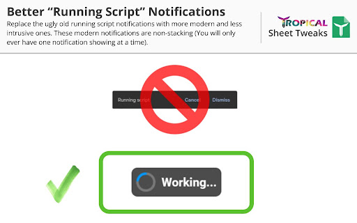 Tropical Sheet Tweaks