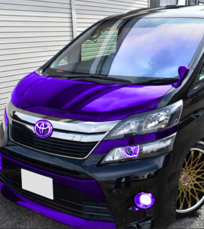 😈ℳ😈さんが投稿した20ヴェルファイア・紫大好き人間・紫・#次乗る車・画像加工に関するカスタム事例の投稿画像1枚目