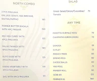 Brindhavan menu 5