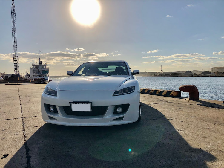 RX-8の海に来た！・海に来るとのんびりしますね！・ロータリー倶楽部・チームローガンに関するカスタム事例の投稿画像2枚目