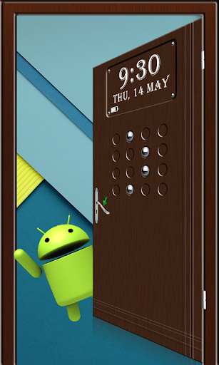 免費下載個人化APP|Door Screen Lock - Brown app開箱文|APP開箱王