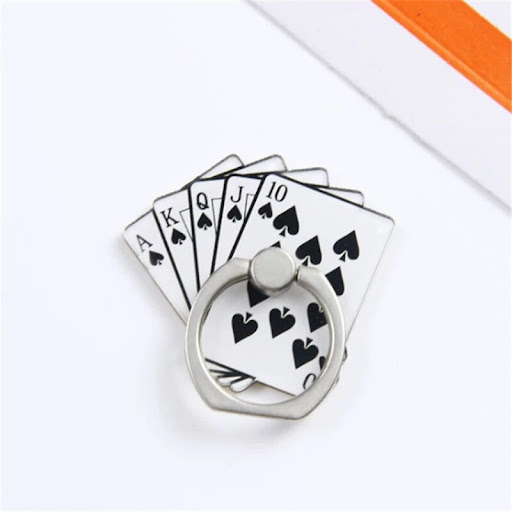 Title 1, Poker shaped ring buckle bracket for secure fas...