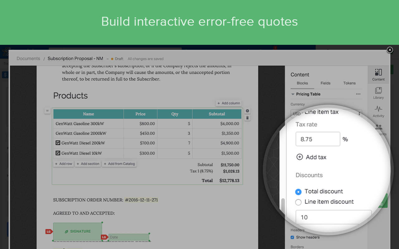 Documents Automation for Nimble CRM Preview image 1