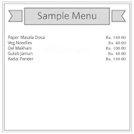 Ramji Sweet Corner menu 1