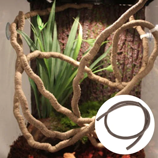 new Realistic Reptiles Vines Amphibians Climbing Toy for Chameleons Tree for Frog
